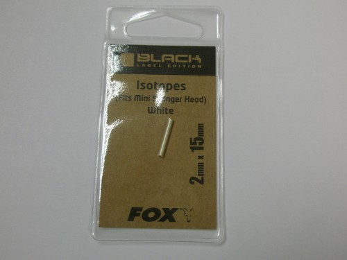 Fox noir label isotope - fox, 2x15mm