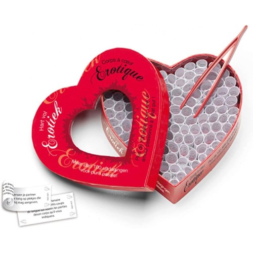 Jeu érotique corps coeur - corps,