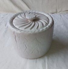 Pot Avec Couvercle Terre Cuite Émaillée " Digoin Sarreguemines France" 