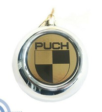 Puch Bboules de Noël Argent Avec Puch Emblème Maxi X 50 Monza Imola Cobra Ranger