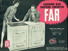 Advertising 0521 1959 Far cooker-block Dauphine-convoitise mixed