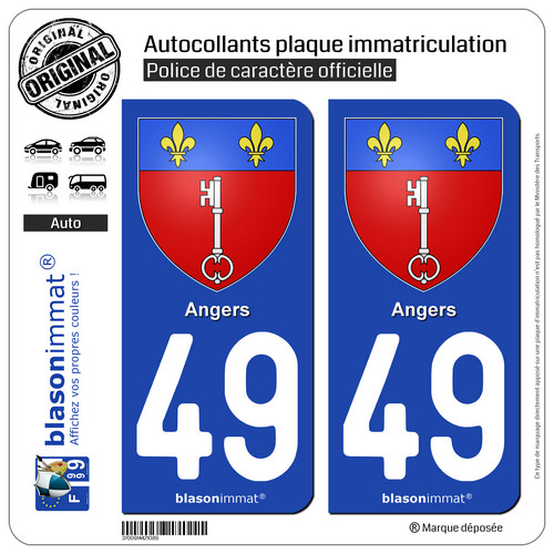Stickers autocollant plaque - 2,