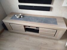 meuble tv bois 170cm cérusé état neuf deux portes, voir description 