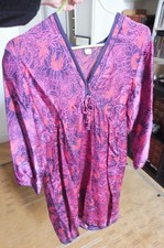 Robe en batik de soie de Bali