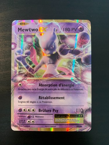 Carte pokémon mewtwo - mewtwo, ex