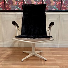 FAUTEUIL PIVOTANT MÉTAL ET