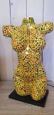 Lampe buste femme mosaique 40cm