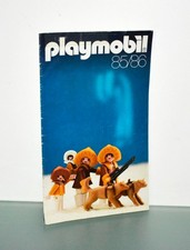 RARE ! PLAYMOBIL - ancien CATALOGUE - 1985 /86 - vintage train - space - western