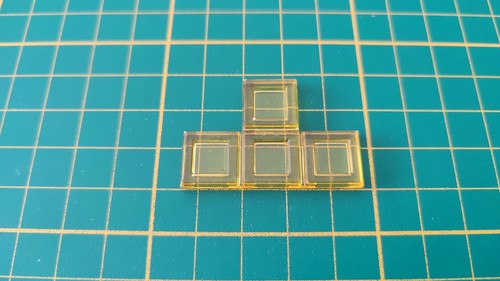 Polyominos jaune tétrominos
