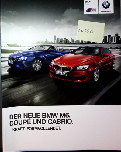 Ed6521 brochure bmw - ed6521, m6