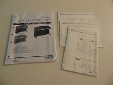 Yamaha Clavinova Digital Piano CLP-330/M/C Overall Circuit Diagram Schematics