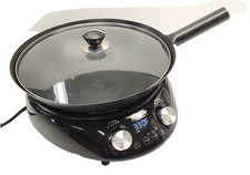 Nuwave Induction Hot Wok with 14" Carbon Steel Wok, Glass Lid