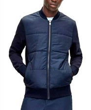 Size S HUGO BOSS Skiles 38 Zip Sweatshirt Hybrid Jacket Blouson Bomber Medium...