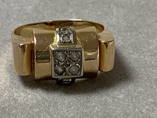 Art déco bague tank - bague,