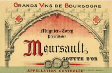 Burgundy-Meursault-Goutte D'or-Mugnier-Coren-Wine-R.521 Wine Label