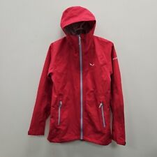 Salewa Puez Powertex Lightweight Hooded Jacket Waterproof Rain Coat Size Uk 8