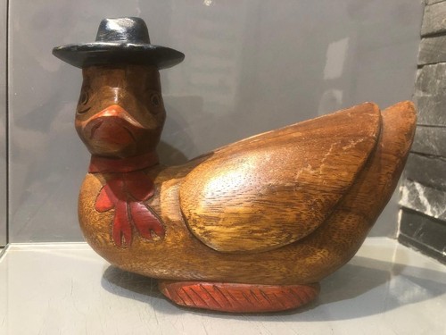 Canard chapeau bois - au, en