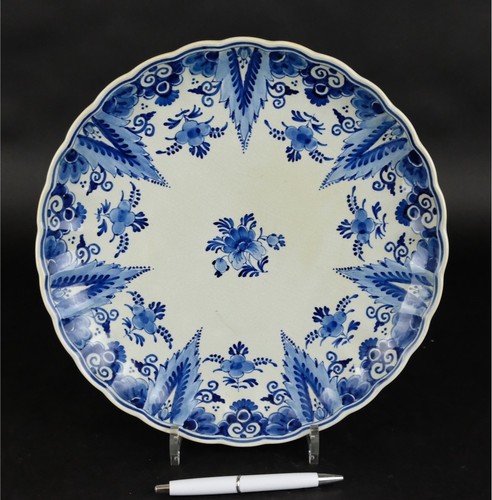 Grand plat lobé vintage 1979