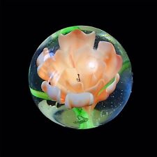 Old SULFIDE PAPER PRESS Flower Crocus PAPERWEIGHT Baccarat?