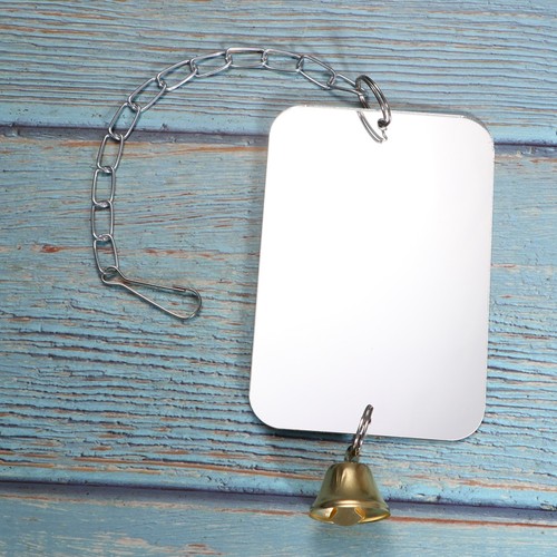 Jouet cage suspendue miroir - de,