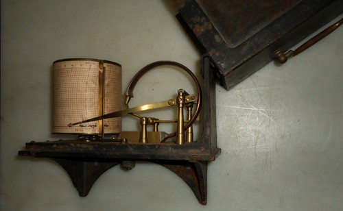 Ancien baromètre bateau - baromètre,