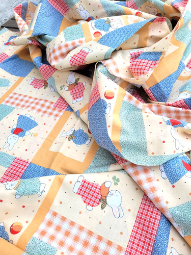 Grand tissu coton imprime - grand,