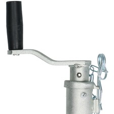 Roue de jockey 48 mm pour remorque caravane boîte à chevaux robuste 400 kg ne...