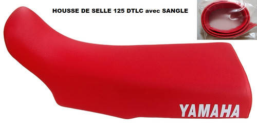 Housse selle rouge avec - de,