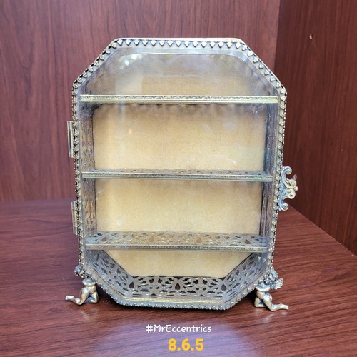 Vtg miniature gold metal - miniature,