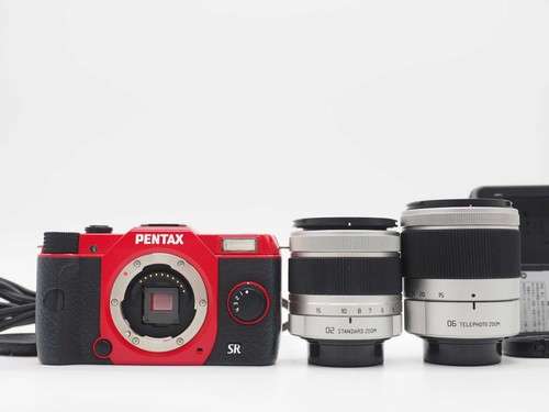 Pentax q10 red 4mp digital - red,
