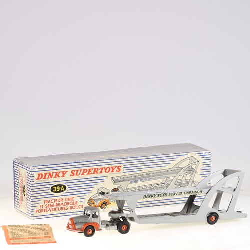 Dinky toys 39a unic tracteur - dinky,