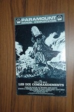 CHARLTON HESTON LES DIX COMMANDEMENTS 1956 RARE SYNOPSIS