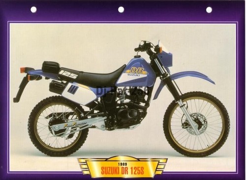 Fiche moto suzuki 125 s - moto,