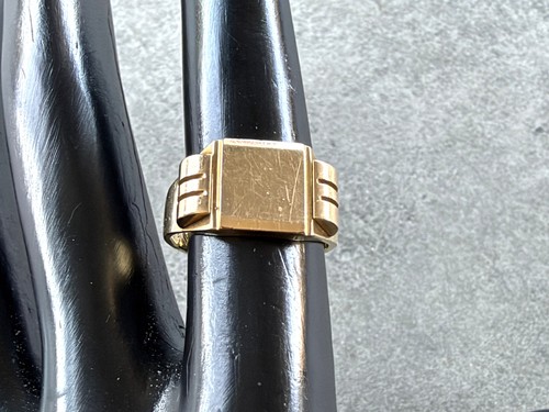 Chevalière homme carats - or,