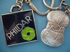 Keychain - Lot 2 PHILDAR WOOL BALLS