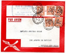 Enveloppe Avion Rouge avec