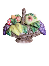 Vintage Porcelain Fruit Basket JAPAN