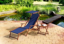 Chaise longue de jardin, bain