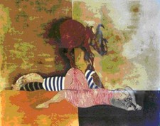 Graciela Rodo Boulanger     "Deux Enfants et Une Chevre"      BA   MAKE OFFER