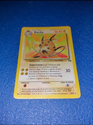 Carte card pokémon raichu - , 29