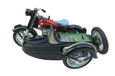 Rare Moto Sunbeam Side-Car