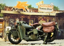 Moto militaire CoolMaisto 1/18