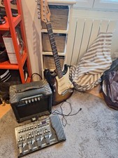Guitare électrique + Ampli + Pedales Effets