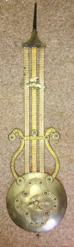 Balancier lyre comtoise - lyre,