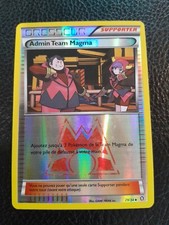 carte Pokemon Admin Team Magma  reverse 29/34 Double Danger FR(port groupé)