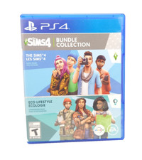 The Sims 4 & Eco Lifestyle Bundle PS4 Sony PlayStation 4 2020 in Great Condition