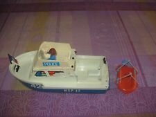 bateau playmobil police vintage