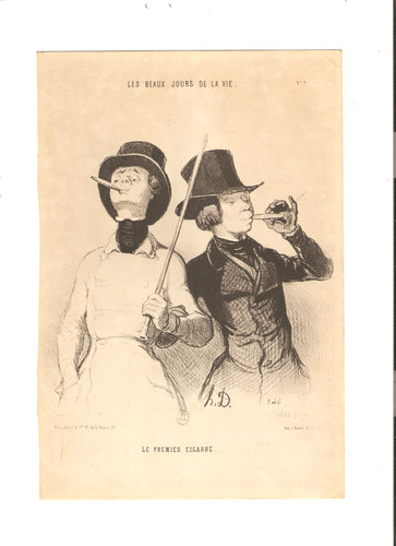 Lithographie honore daumier - honore,