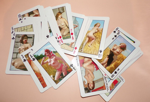 Ancien jeu cartes - jeu, de