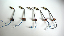 MARKLIN ""HO"" LOT OF 5 METAL FLOOR LAMPS DECOR NETWORK TRAINS BE Ht 7.5 cm
